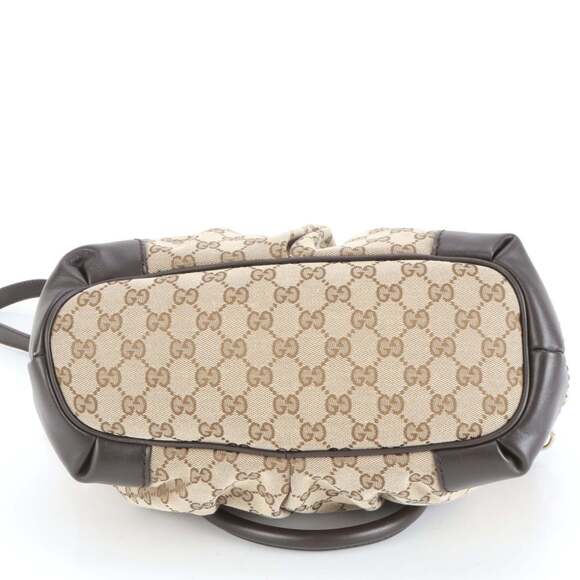 GUCCI Brown Leather Shoulder Bag - Picture 6 of 10